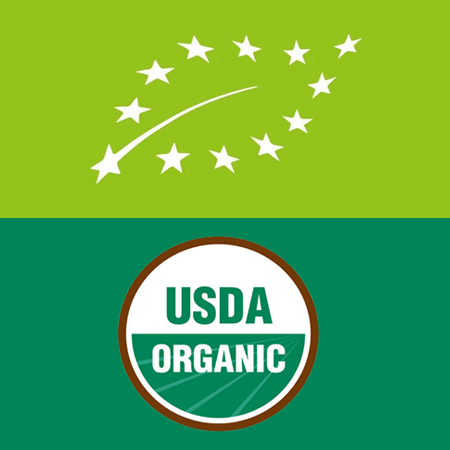 EU Organic & USDA Organic Certified